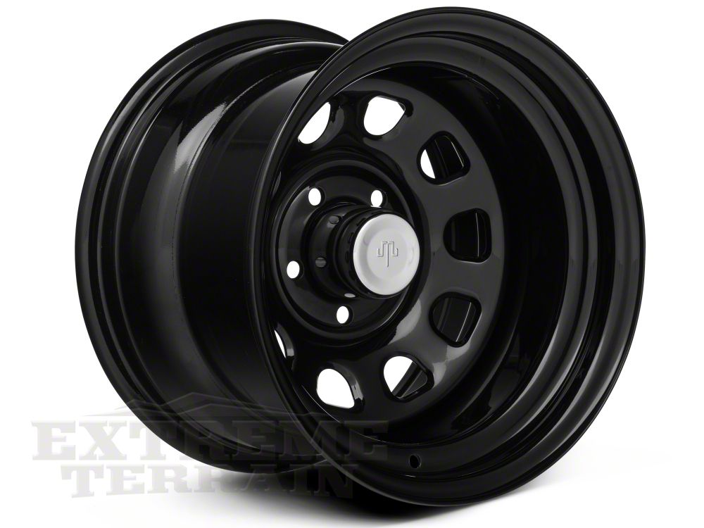 Mammoth D Window Steel 15x10 Wheel and Mickey Thompson Baja MTZ 33X12.50R15 Tire Kit (87-06 Jeep Wrangler YJ & TJ)