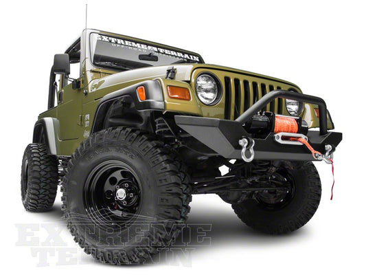 Mammoth 8 Steel 15x10 Wheel and Mickey Thompson Baja MTZ 33X12.50R15 Tire Kit (87-06 Jeep Wrangler YJ & TJ)