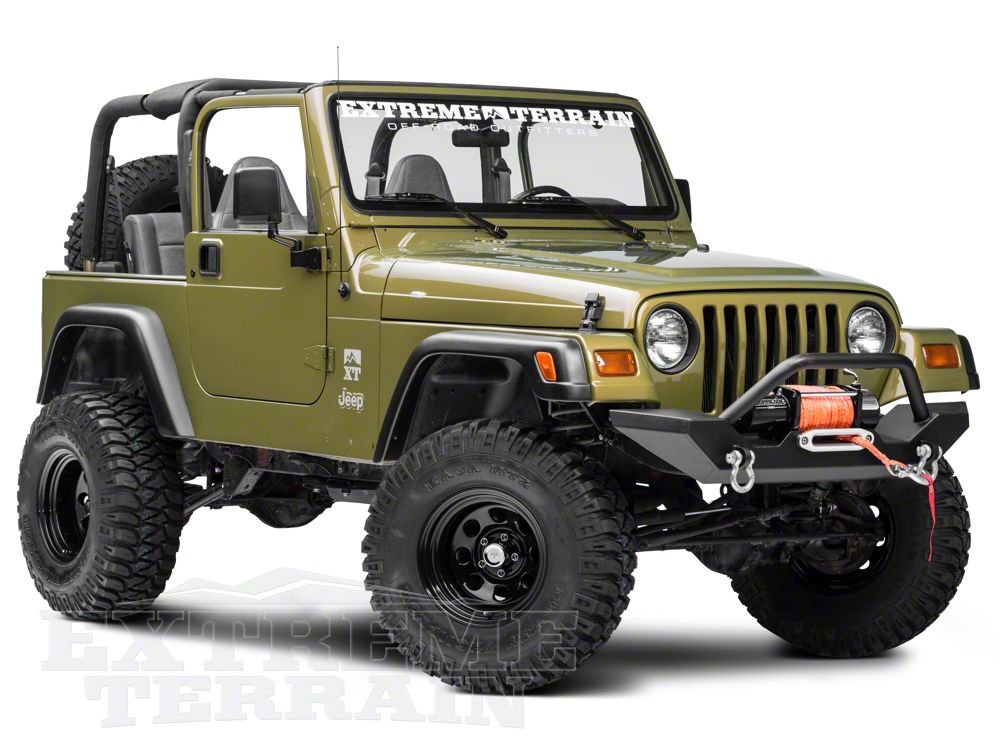 Mammoth 8 Steel 15x10 Wheel and Mickey Thompson Baja MTZ 33X12.50R15 Tire Kit (87-06 Jeep Wrangler YJ & TJ)