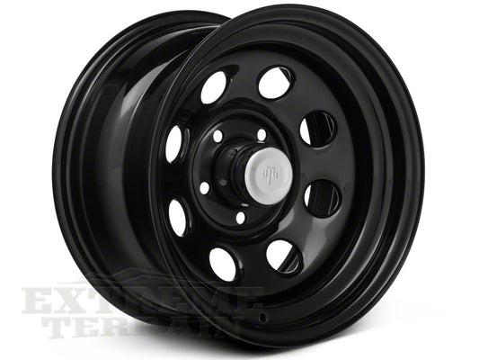 Mammoth 8 Steel 15x8 Wheel and Mickey Thompson Baja MTZP3 33X12.50R15 Tire Kit (87-06 Jeep Wrangler YJ & TJ)