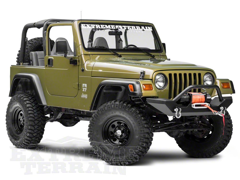 Mammoth 8 Steel 15x8 Wheel and Mickey Thompson Baja MTZP3 33X12.50R15 Tire Kit (87-06 Jeep Wrangler YJ & TJ)