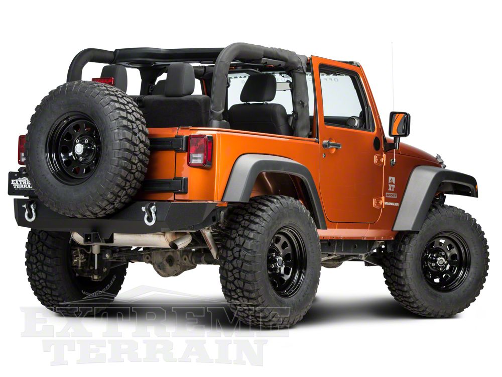 Mammoth D Window Steel 17x9 Wheel and BF Goodrich KM2 Tire Kit 35x12.50 R17 Tire Kit (07-18 Jeep Wrangler JK)