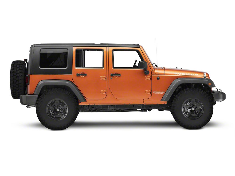 17x9 Mammoth Boulder & 35in Mudclaw Mud-Terrain Comp MTX Tire Package; Set of 5 (07-18 Jeep Wrangler JK)