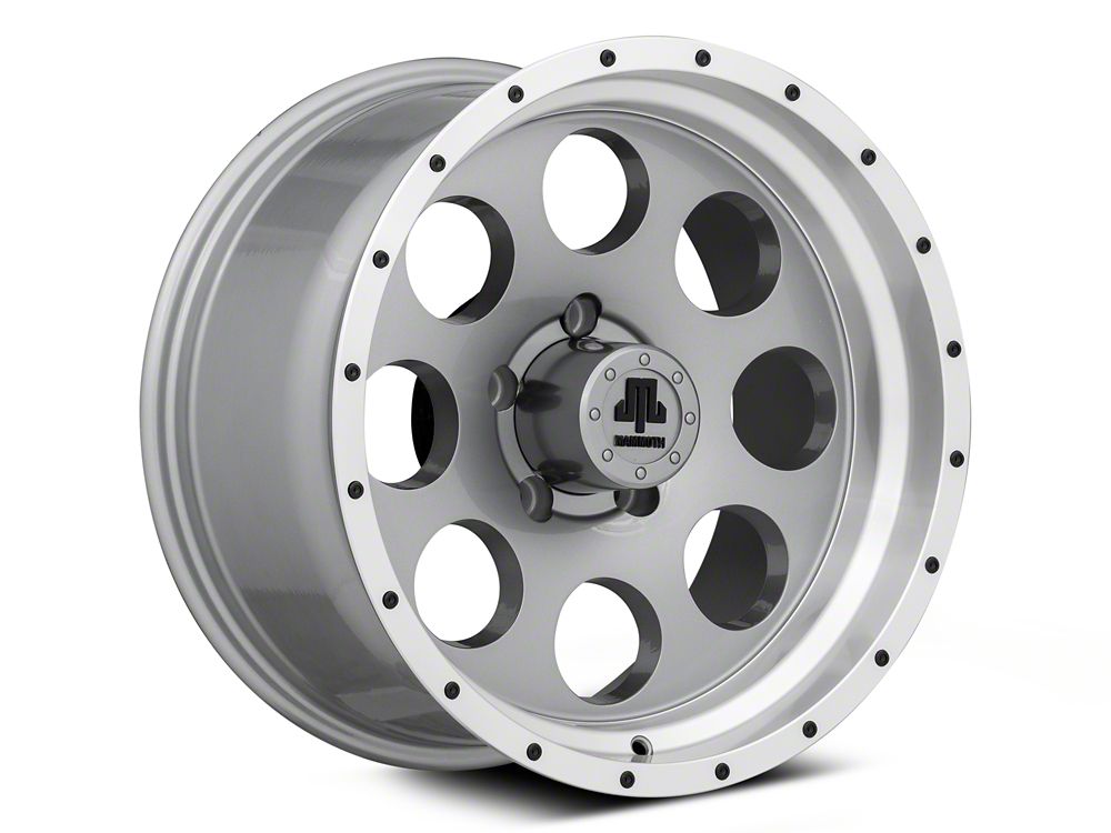17x9 Mammoth 8 Beadlock & 33in NITTO All-Terrain Ridge Grappler A/T Tire Package; Set of 5 (07-18 Jeep Wrangler JK)