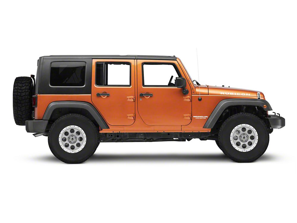 17x9 Mammoth 8 Beadlock & 33in NITTO All-Terrain Ridge Grappler A/T Tire Package; Set of 5 (07-18 Jeep Wrangler JK)