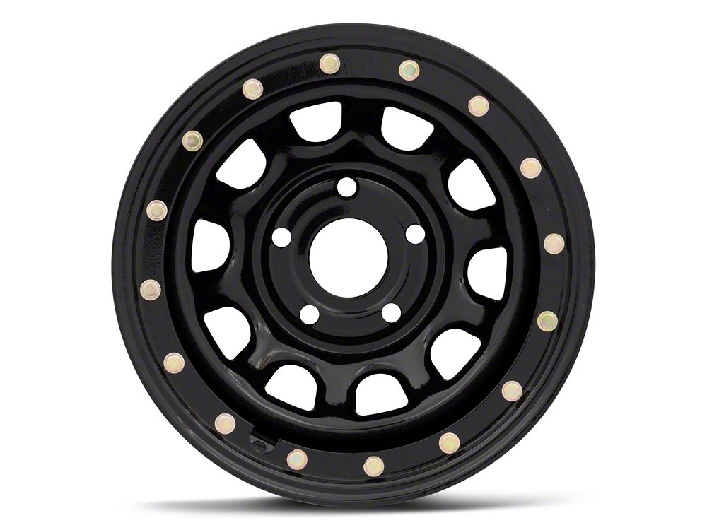 15x10 Mammoth D Window & 35in Mickey Thompson Mud-Terrain Baja Legend MTZ Tire Package; Set of 5 (07-18 Jeep Wrangler JK)