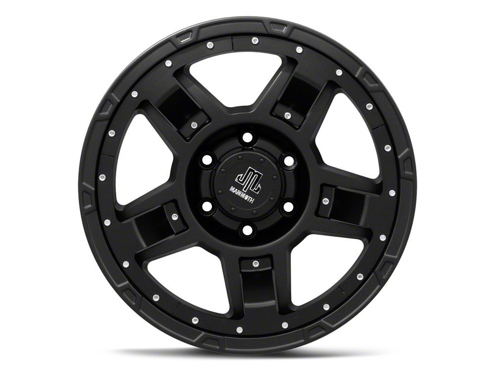 Mammoth Cliff Hanger Matte Black 6-Lug Wheel; 17x9; -6mm Offset (22-25 Bronco Raptor)