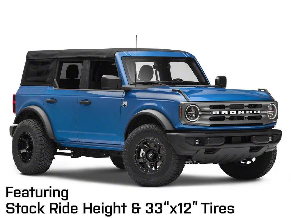 Mammoth Cliff Hanger Matte Black 6-Lug Wheel; 17x9; -6mm Offset (22-25 Bronco Raptor)