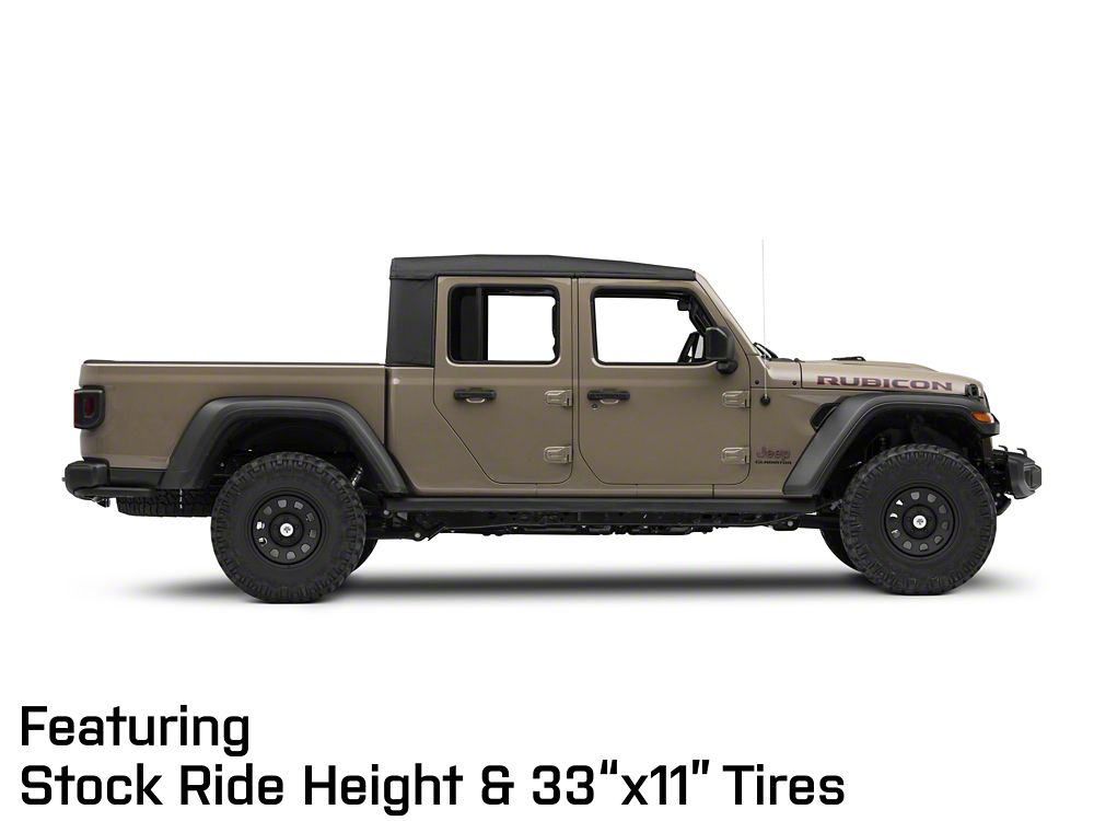 Mammoth D Window Matte Black Steel Wheel; 17x9; -6mm Offset (20-25 Jeep Gladiator JT)