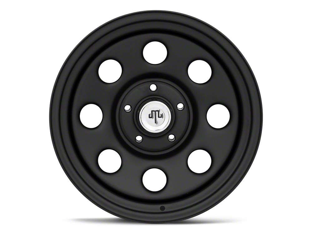Mammoth 8 Steel Matte Black Wheel; 17x9; -6mm Offset (20-25 Jeep Gladiator JT)