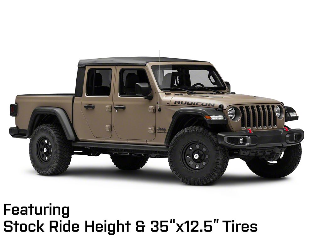 Mammoth 8 Steel Matte Black Wheel; 17x9; -6mm Offset (20-25 Jeep Gladiator JT)