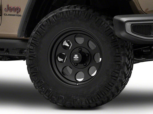 Mammoth 8 Aluminum Matte Black Wheel; 17x9; -6mm Offset (20-25 Jeep Gladiator JT)