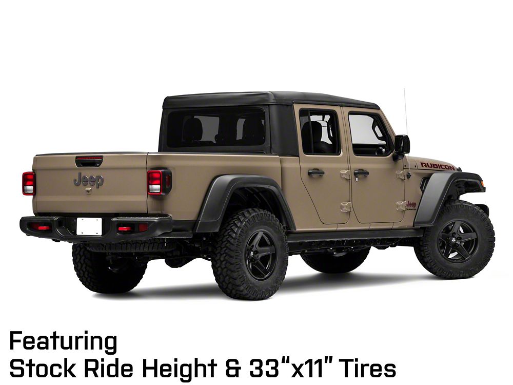 Mammoth Boulder Matte Black Wheel; 17x9; -6mm Offset (20-25 Jeep Gladiator JT)