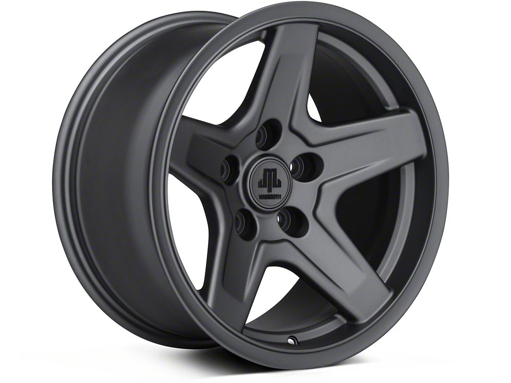 Mammoth Boulder Charcoal Wheel; 17x9; -6mm Offset (20-25 Jeep Gladiator JT)