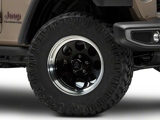 Mammoth 8 Aluminum Black Wheel; 17x9; -6mm Offset (20-25 Jeep Gladiator JT)