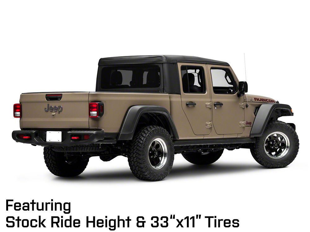 Mammoth 8 Aluminum Black Wheel; 17x9; -6mm Offset (20-25 Jeep Gladiator JT)