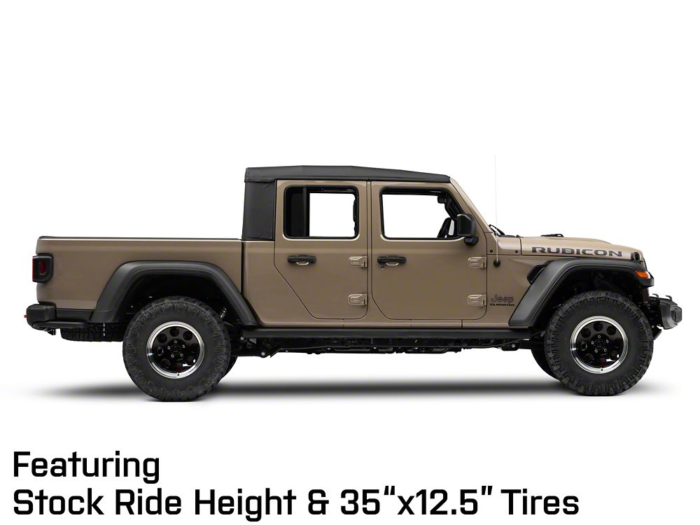 Mammoth 8 Aluminum Black Wheel; 17x9; -6mm Offset (20-25 Jeep Gladiator JT)