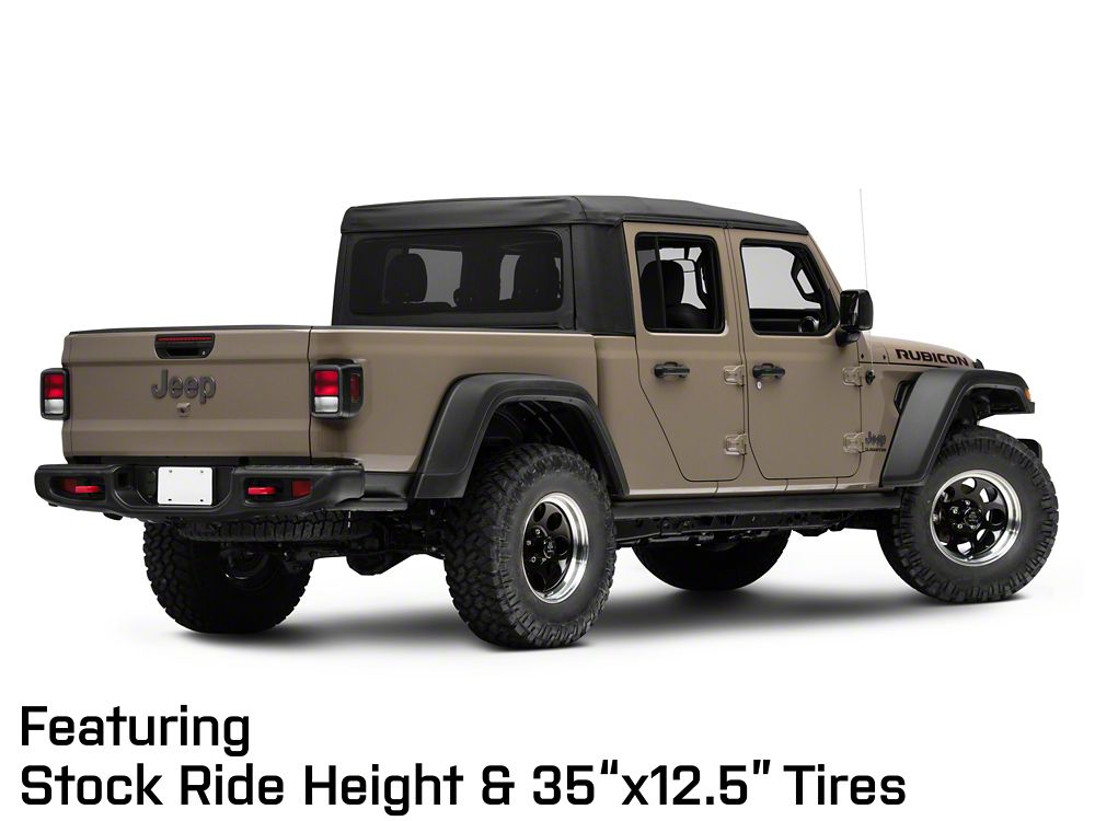 Mammoth 8 Aluminum Black Wheel; 17x9; -6mm Offset (20-25 Jeep Gladiator JT)