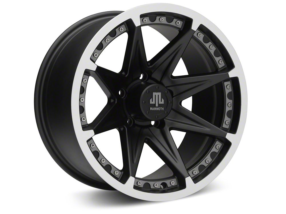 Mammoth Type 88 Black Wheel; 17x9; -6mm Offset (20-25 Jeep Gladiator JT)