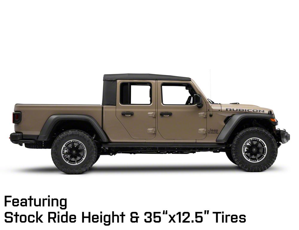 Mammoth Type 88 Black Wheel; 17x9; -6mm Offset (20-25 Jeep Gladiator JT)