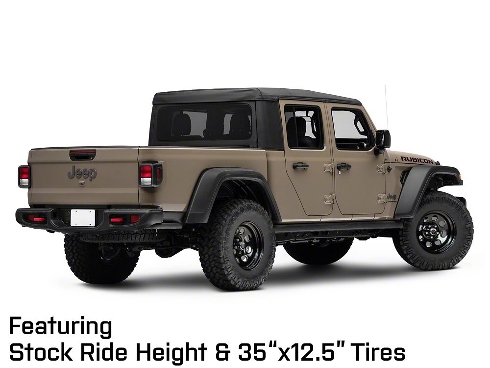 Mammoth 8 Steel Black Wheel; 17x9; -6mm Offset (20-25 Jeep Gladiator JT)