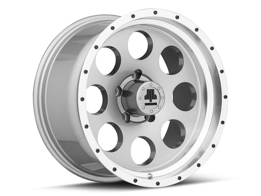Mammoth 8 Aluminum Simulated Beadlock Anthracite Wheel; 17x9; -6mm Offset (20-25 Jeep Gladiator JT)