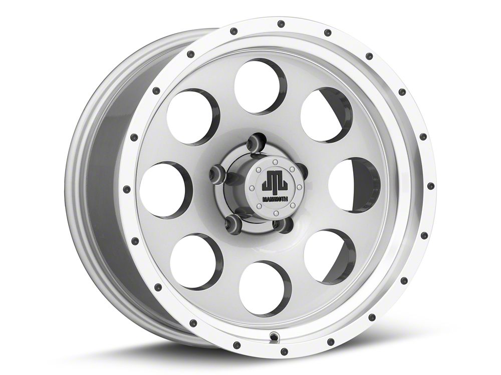 Mammoth 8 Aluminum Simulated Beadlock Anthracite Wheel; 17x9; -6mm Offset (20-25 Jeep Gladiator JT)