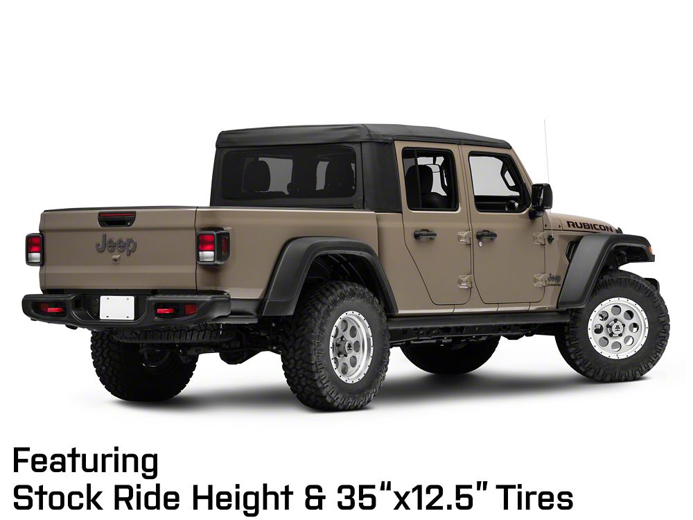 Mammoth 8 Aluminum Simulated Beadlock Anthracite Wheel; 17x9; -6mm Offset (20-25 Jeep Gladiator JT)