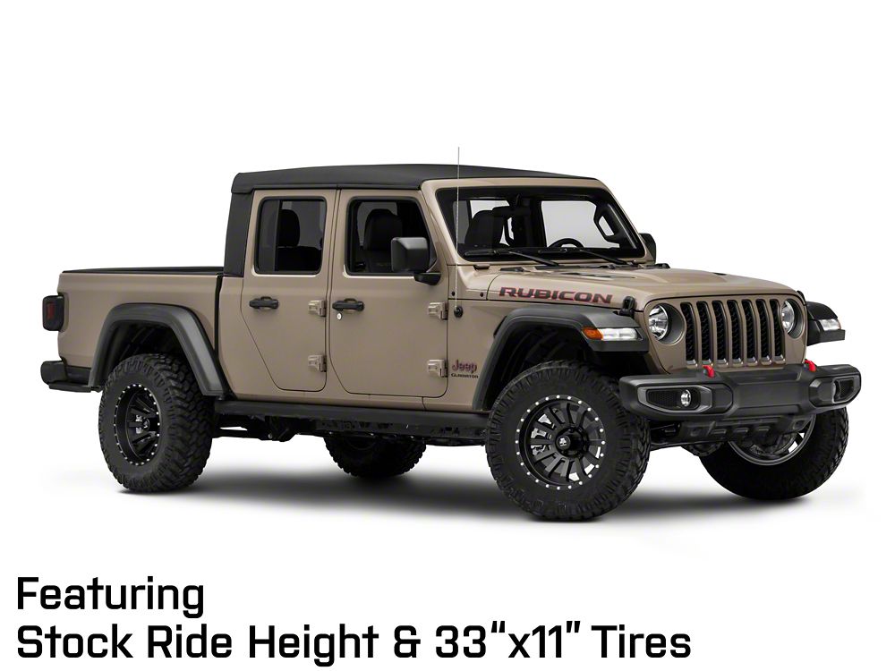 Mammoth 12 Hole Beadlock Satin Black Wheel; 18x9; -6mm Offset (20-25 Jeep Gladiator JT)