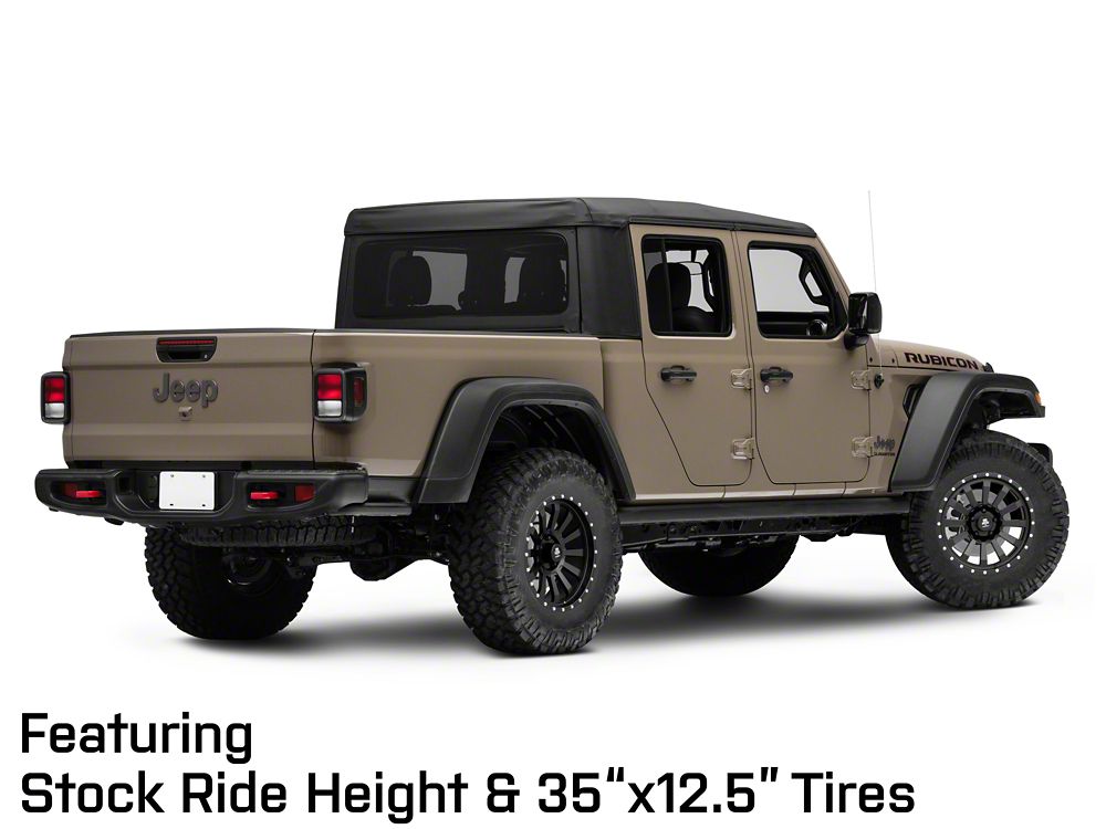 Mammoth 12 Hole Beadlock Satin Black Wheel; 18x9; -6mm Offset (20-25 Jeep Gladiator JT)
