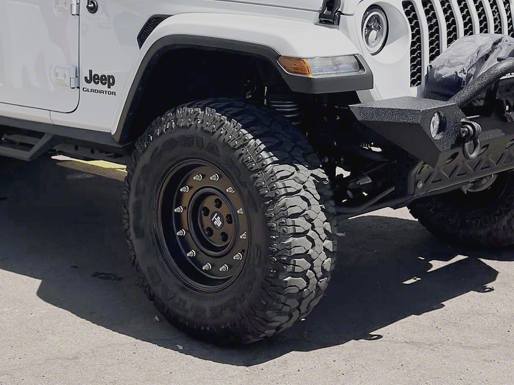 Mammoth General Matte Black Wheel; 17x9; -6mm Offset (20-25 Jeep Gladiator JT)