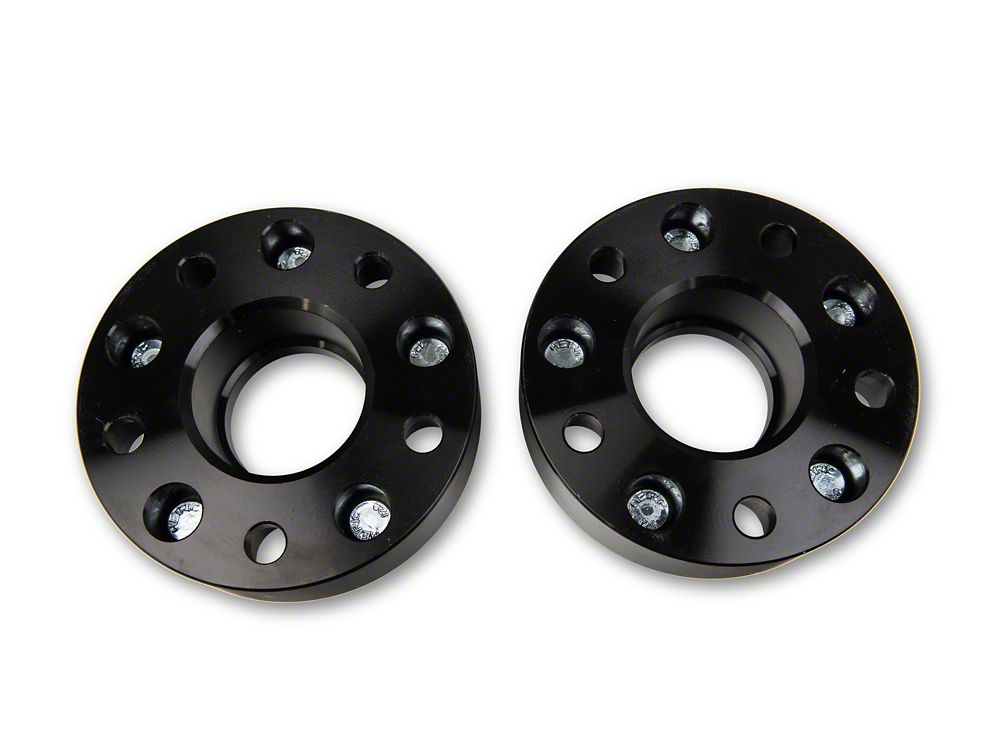 Mammoth 2-Inch Billet Wheel Spacers; Black (20-25 Jeep Gladiator JT)