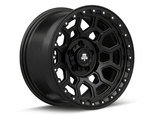 Mammoth Hunter Satin Black Wheel; 17x9; -6mm Offset (20-25 Jeep Gladiator JT)