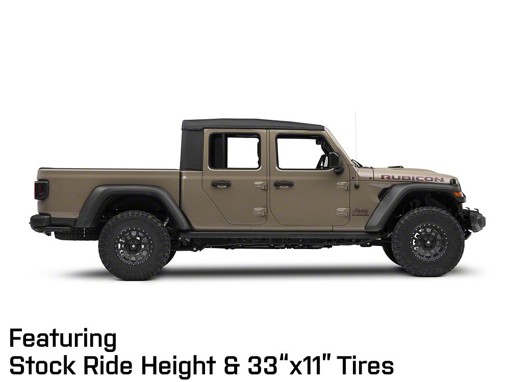 Mammoth Hunter Satin Black Wheel; 17x9; -6mm Offset (20-25 Jeep Gladiator JT)
