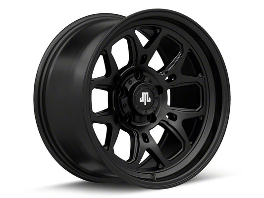 Mammoth Modus Satin Black Wheel; 17x9; -6mm Offset (20-25 Jeep Gladiator JT)
