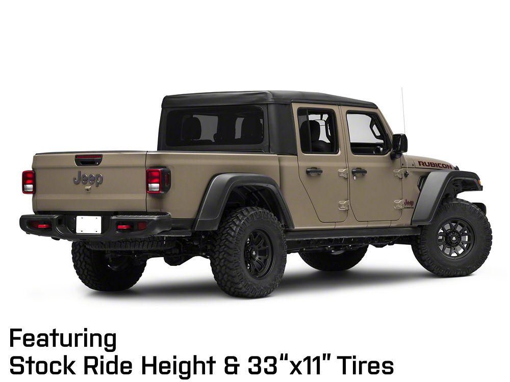 Mammoth Modus Satin Black Wheel; 17x9; -6mm Offset (20-25 Jeep Gladiator JT)