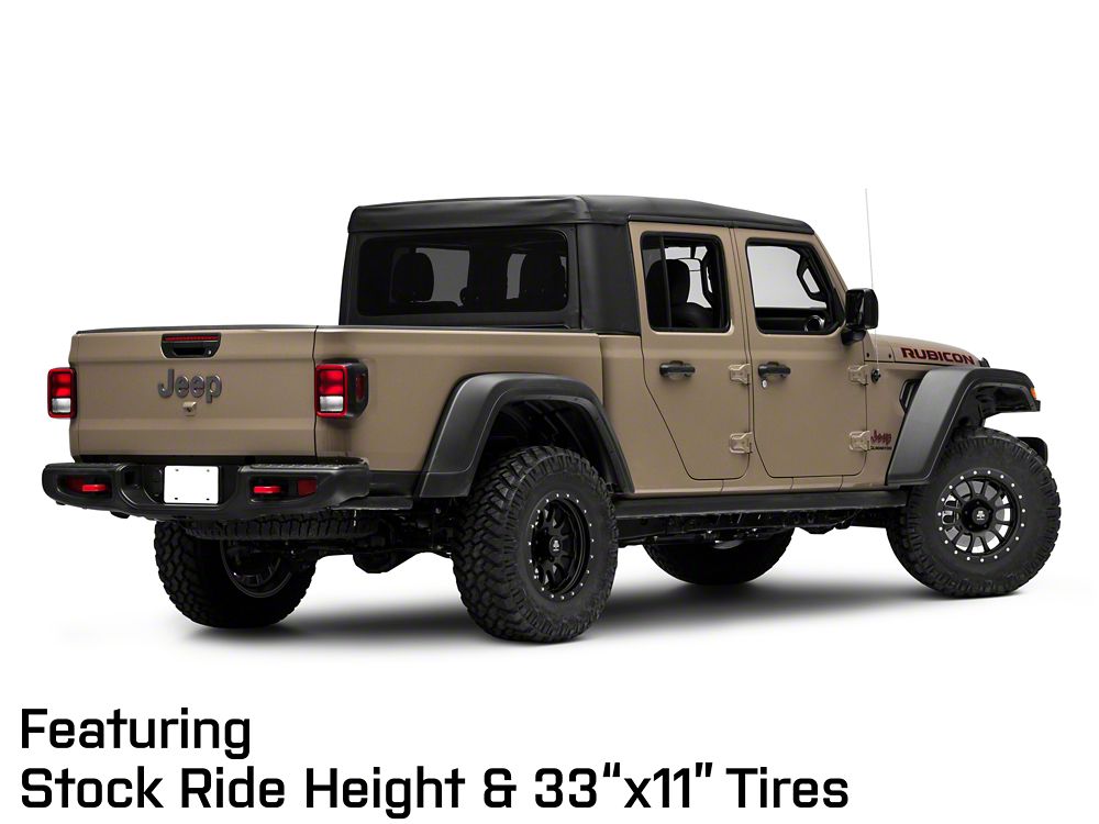 Mammoth 12 Hole Simulated Simulated Beadlock Matte Black Wheel; 17x9; -6mm Offset (20-25 Jeep Gladiator JT)
