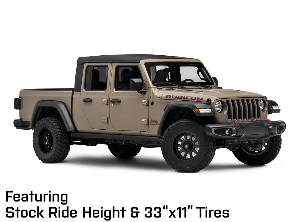 Mammoth 10 Hole Matte Black Wheel; 17x9; -6mm Offset (20-25 Jeep Gladiator JT)