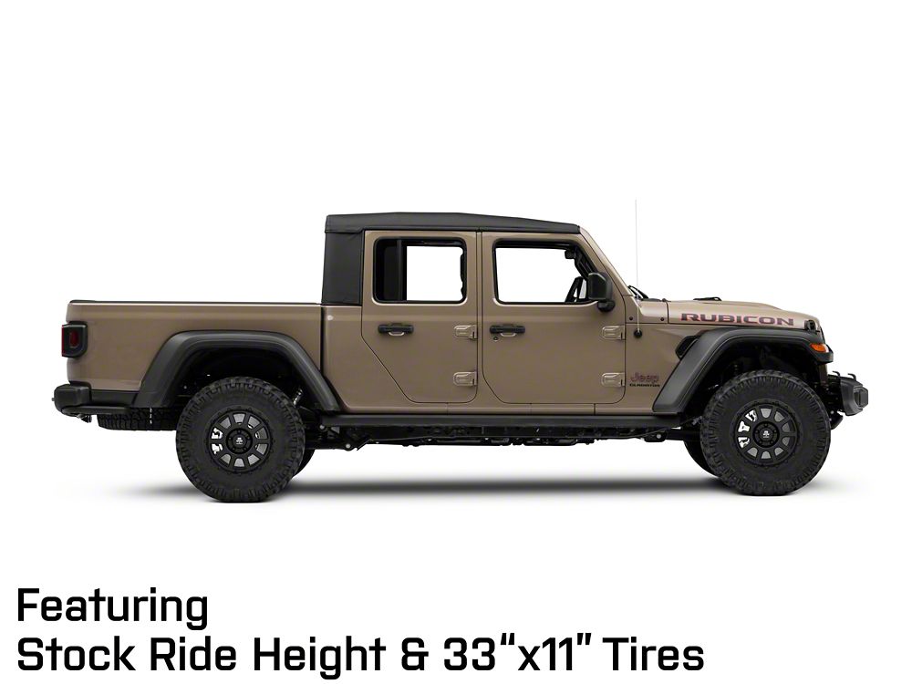 Mammoth 10 Hole Matte Black Wheel; 17x9; -6mm Offset (20-25 Jeep Gladiator JT)