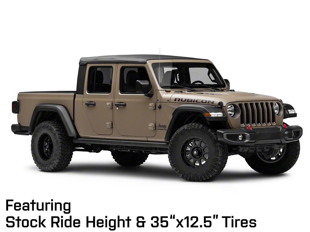 Mammoth 10 Hole Matte Black Wheel; 17x9; -6mm Offset (20-25 Jeep Gladiator JT)