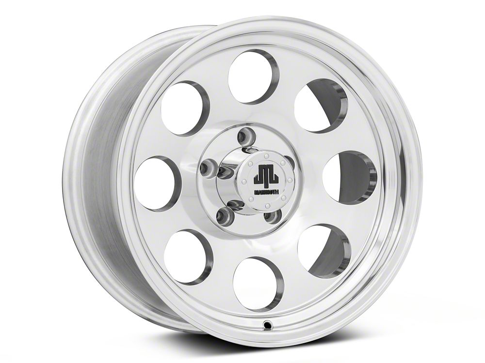 Mammoth 8 Aluminum Polished Wheel; 17x9; -6mm Offset (20-25 Jeep Gladiator JT)