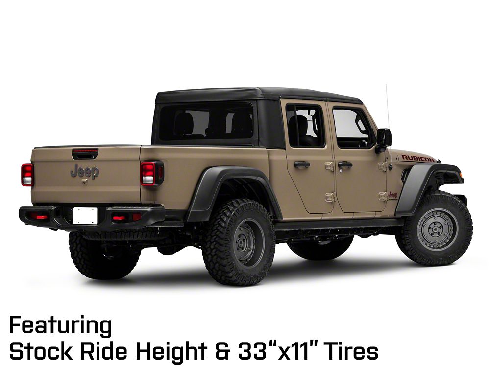 Mammoth Militant Charcoal Wheel; 17x9.5; -12mm Offset (20-25 Jeep Gladiator JT)
