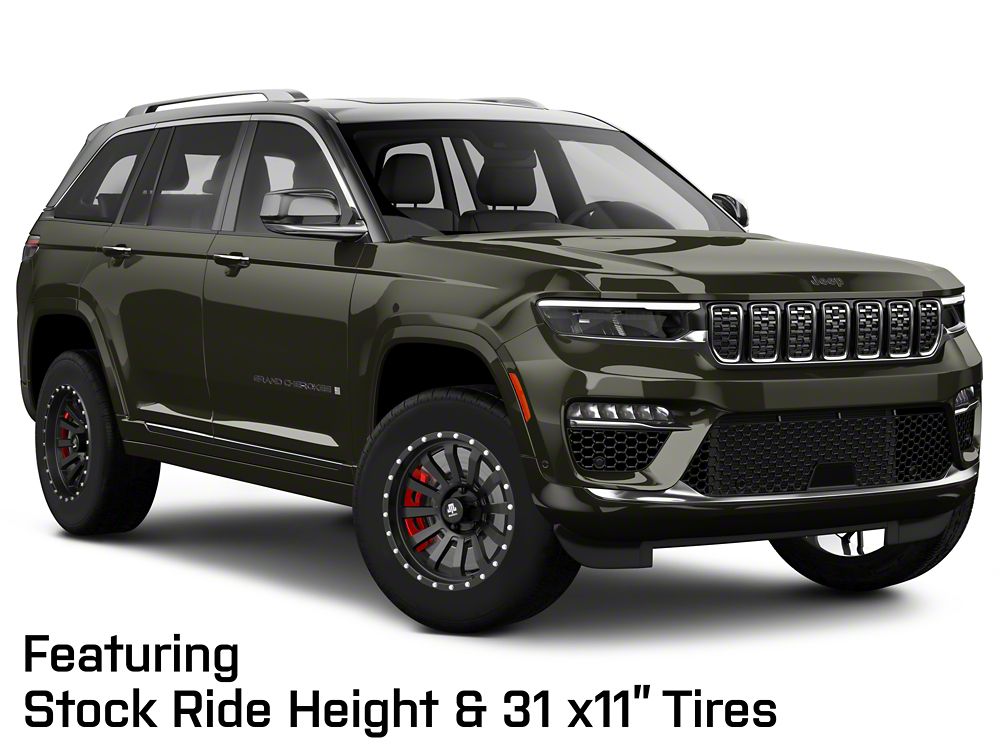 Mammoth 12 Hole Beadlock Satin Black Wheel; 18x9; -6mm Offset (22-25 Jeep Grand Cherokee WL)