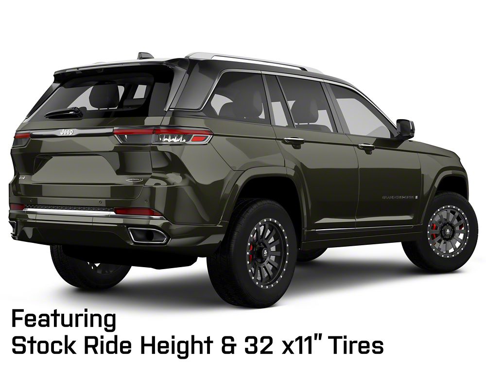 Mammoth 12 Hole Beadlock Satin Black Wheel; 18x9; -6mm Offset (22-25 Jeep Grand Cherokee WL)