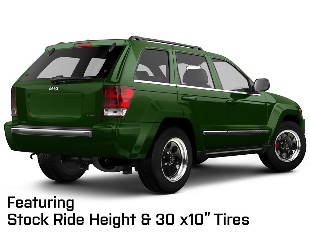 Mammoth 8 Aluminum Black Wheel; 17x9; -6mm Offset (05-10 Jeep Grand Cherokee WK, Excluding SRT8)