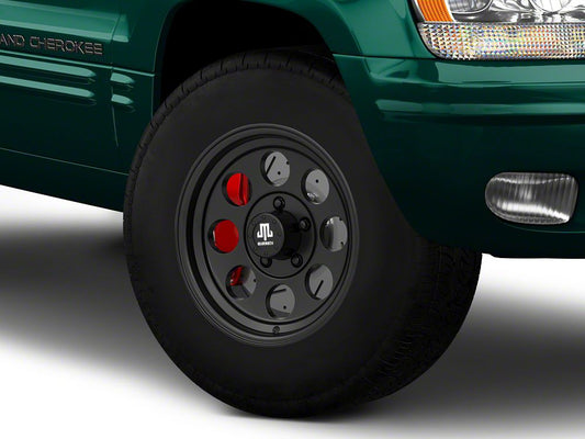 Mammoth 8 Aluminum Matte Black Wheel; 16x8; 0mm Offset (99-04 Jeep Grand Cherokee WJ)