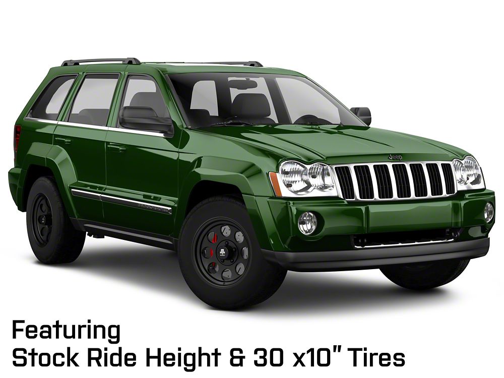 Mammoth 8 Aluminum Matte Black Wheel; 17x9; -6mm Offset (05-10 Jeep Grand Cherokee WK, Excluding SRT8)