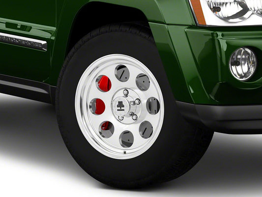 Mammoth 8 Aluminum Polished Wheel; 17x9; -6mm Offset (05-10 Jeep Grand Cherokee WK, Excluding SRT8)