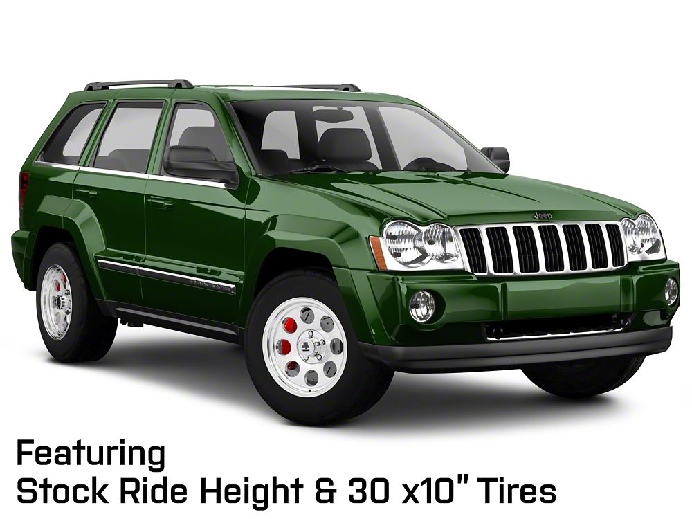 Mammoth 8 Aluminum Polished Wheel; 17x9; -6mm Offset (05-10 Jeep Grand Cherokee WK, Excluding SRT8)