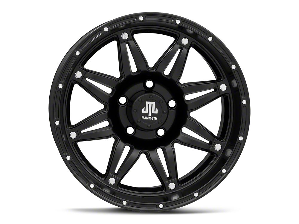 Mammoth Approach Matte Black Wheel; 17x9; -6mm Offset (05-10 Jeep Grand Cherokee WK, Excluding SRT8)